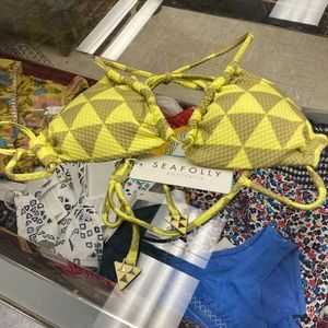 SEAFOLLY Australia Costa Maya Slide Triangle Top